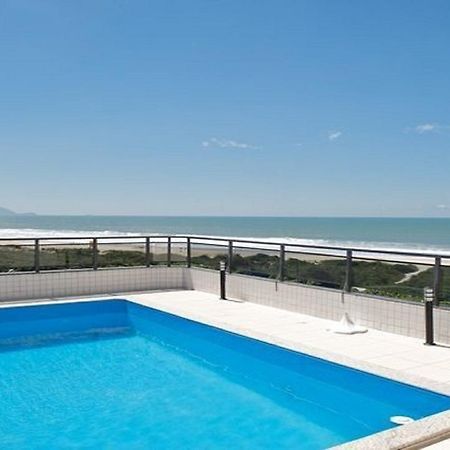 Appartement Linda Cobertura Frente Mar Com Piscina Privativa E Pe Na Areia! à Florianópolis Extérieur photo