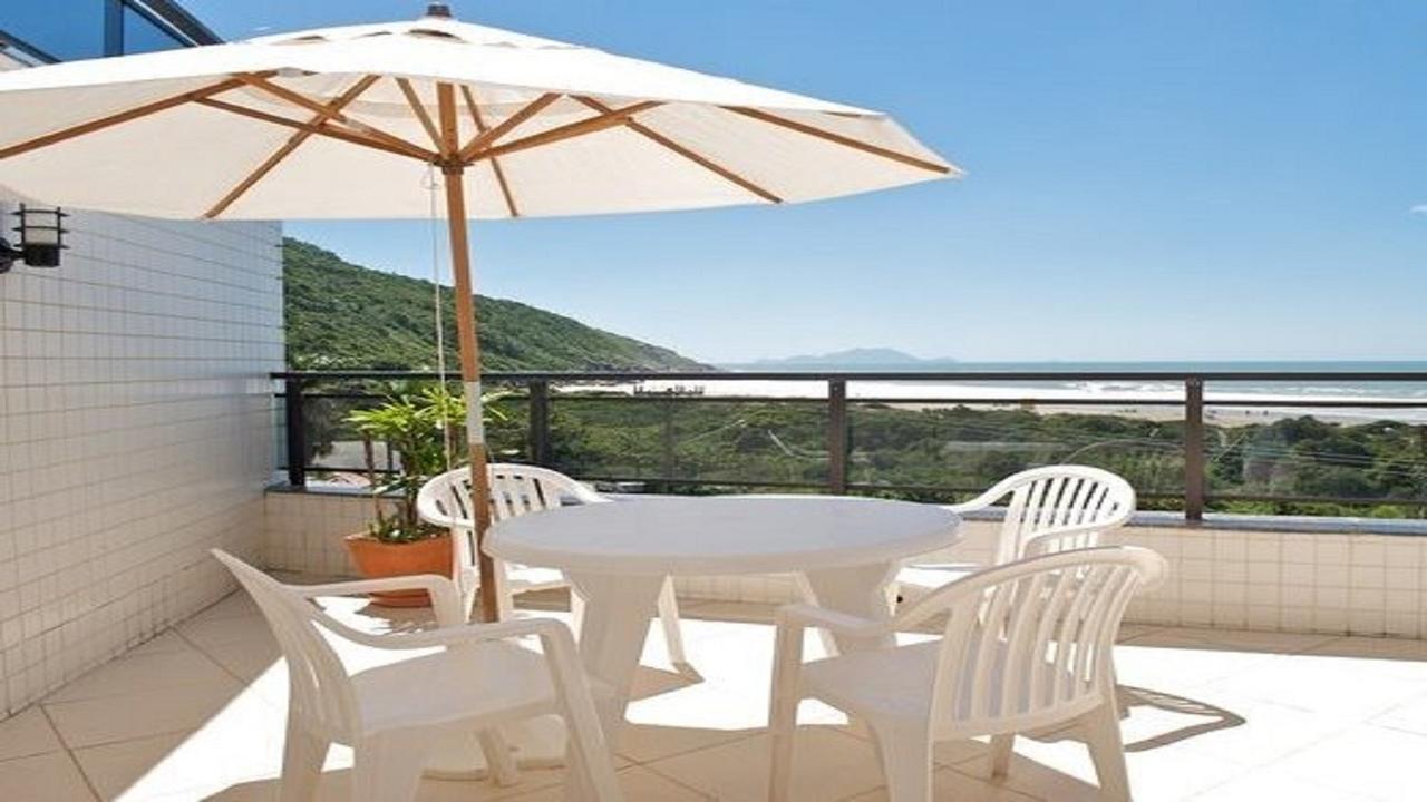 Appartement Linda Cobertura Frente Mar Com Piscina Privativa E Pe Na Areia! à Florianópolis Extérieur photo