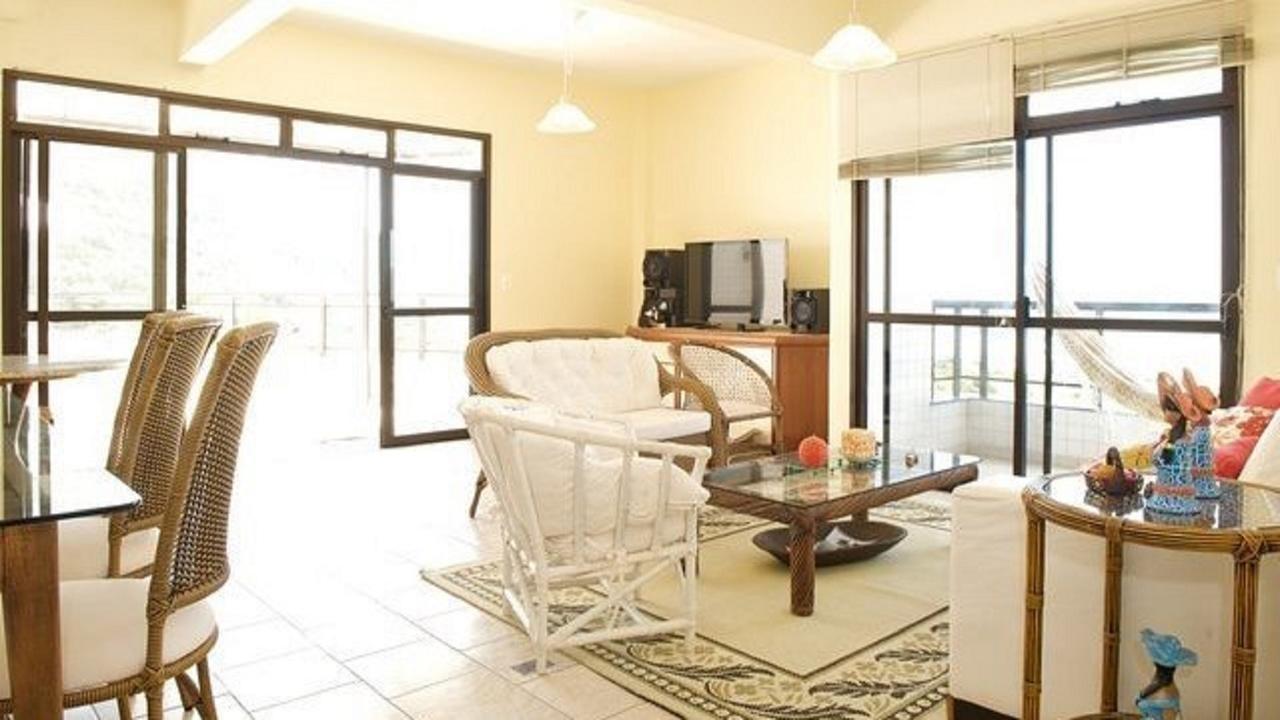 Appartement Linda Cobertura Frente Mar Com Piscina Privativa E Pe Na Areia! à Florianópolis Extérieur photo
