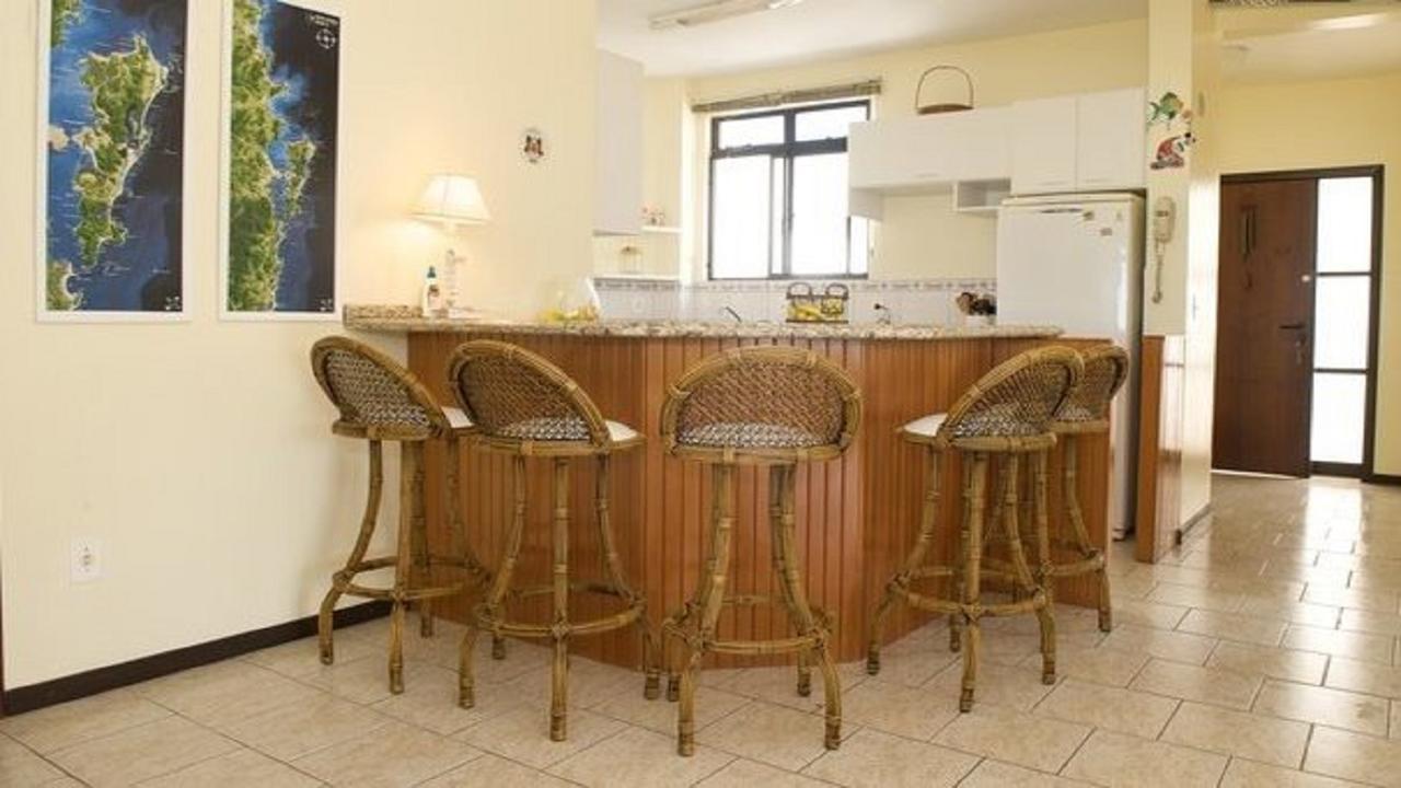 Appartement Linda Cobertura Frente Mar Com Piscina Privativa E Pe Na Areia! à Florianópolis Extérieur photo